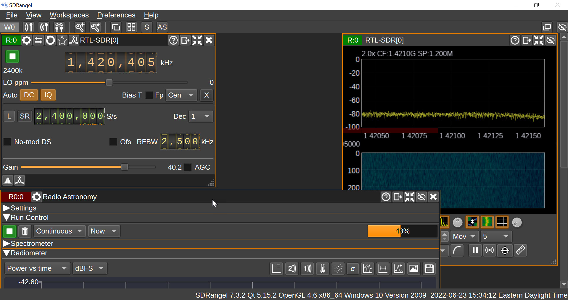 RTLSDR for Radio AstronomyPlanning Navigation