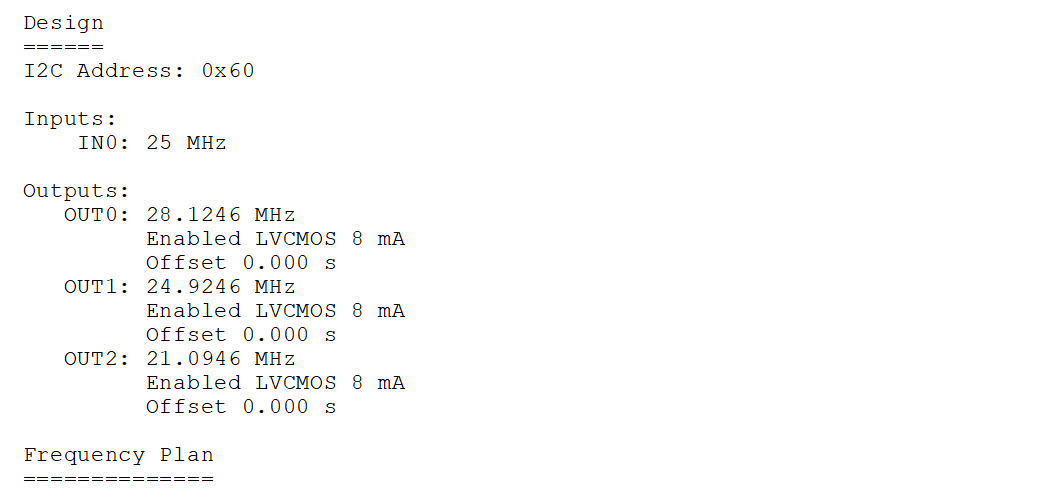 Si5351 Clock Generator Programming+ – Telecommunications, Navigation ...